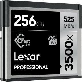 Lexar mälukaart CFast 256GB Pro 3500X VPG-130 R525/W445 hind ja info | Fotoaparaatide mälukaardid | hansapost.ee