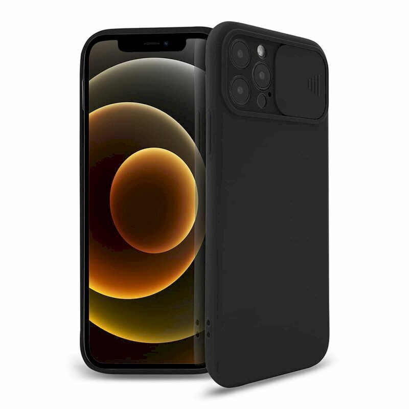 Fusion Camera Protect silikoonist ümbris Apple iPhone 13 Pro Max mustale цена и информация | Telefonide kaitsekaaned ja -ümbrised | hansapost.ee