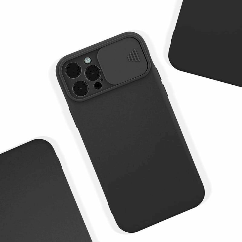 Fusion Camera Protect silikoonist ümbris Apple iPhone 13 Pro Max mustale цена и информация | Telefonide kaitsekaaned ja -ümbrised | hansapost.ee