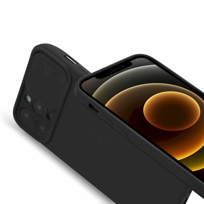 Fusion Camera Protect silikoonist ümbris Apple iPhone 13 Pro Max mustale hind ja info | Telefonide kaitsekaaned ja -ümbrised | hansapost.ee