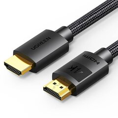 UGREEN HD119 cable HDMI, 4K 30Hz, 10m (black) hind ja info | Juhtmed ja kaablid | hansapost.ee