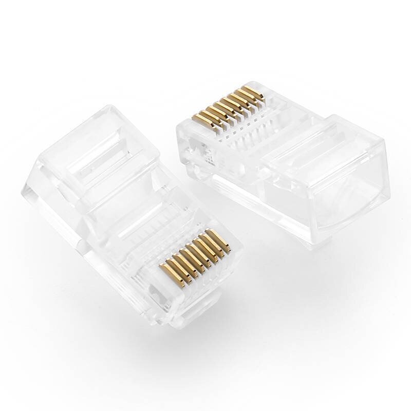 UGREEN NW110 Ethernet, RJ45 Plug, 8P/8C, Cat.5/5e, UTP (100pcs.) hind ja info | Juhtmed ja kaablid | hansapost.ee