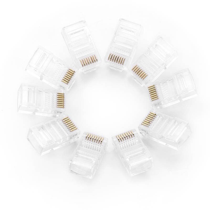 UGREEN NW110 Ethernet, RJ45 Plug, 8P/8C, Cat.5/5e, UTP (100pcs.) hind ja info | Juhtmed ja kaablid | hansapost.ee