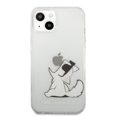 KLHCP13SCFNRC Karl Lagerfeld PC/TPU Choupette Eat Case for iPhone 13 mini Transparent цена и информация | Чехлы для телефонов | hansapost.ee