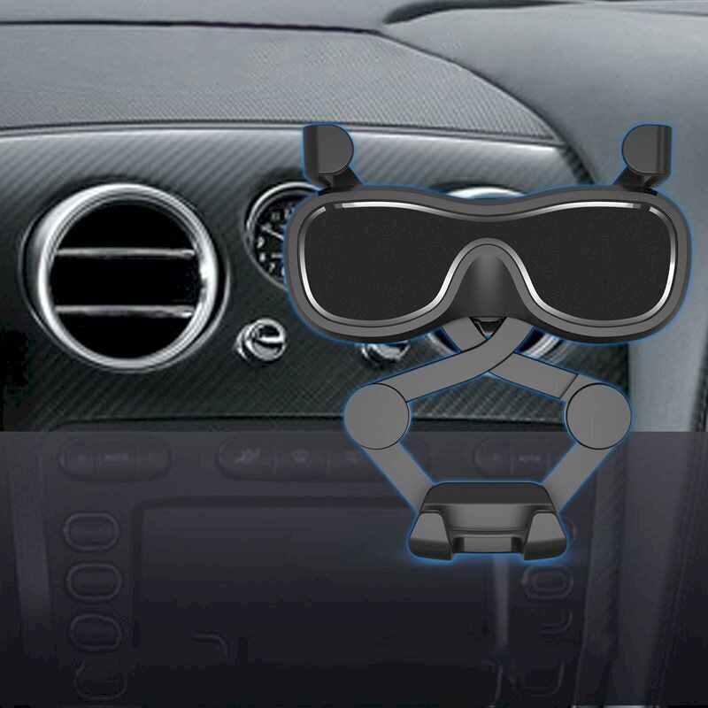 Gravity smartphone car holder for air vent with air freshener black (YC06) цена и информация | Telefonihoidjad | hansapost.ee