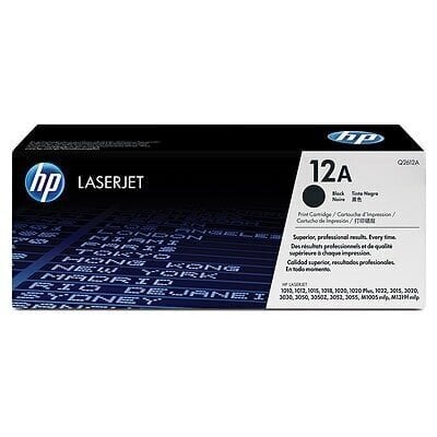 HP Q2612A 12A Tooner, Must цена и информация | Laserprinteri toonerid | hansapost.ee