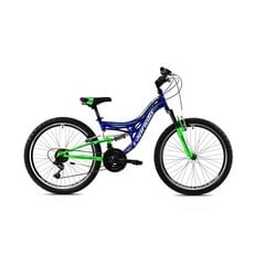 Noorukite jalgratas Capriolo CTX 240 24 sinine-roheline, raam 17 hind ja info | Jalgrattad | hansapost.ee