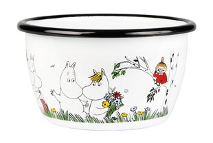 Эмалированная миска Moomin цвета Happy Family 3Dl цена и информация | Посуда, тарелки, обеденные сервизы | hansapost.ee