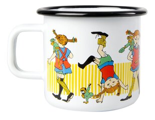 Muurla Pippi Pikksukk Emailkruus 3,7Dl Pippi Longstocking price and information | Glasses, mugs and jugs | hansapost.ee