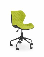 Набор из 2 офисных кресел Halmar Matrix, черный/зеленый цена и информация | Офисные кресла | hansapost.ee