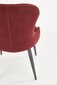 Toolide komplekt Halmar K366, 2 tooli, punane hind ja info | Köögitoolid, söögitoolid | hansapost.ee