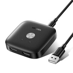 Коммутатор UGREEN CM333 2в1 HDMI 2.0 4K (черный) цена и информация | Адаптеры, USB-разветвители | hansapost.ee