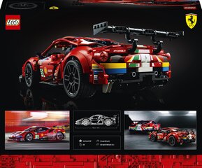 42125 LEGO® Technic Ferrari 488 GTE AF Corse #51 цена и информация | Конструкторы и кубики | hansapost.ee