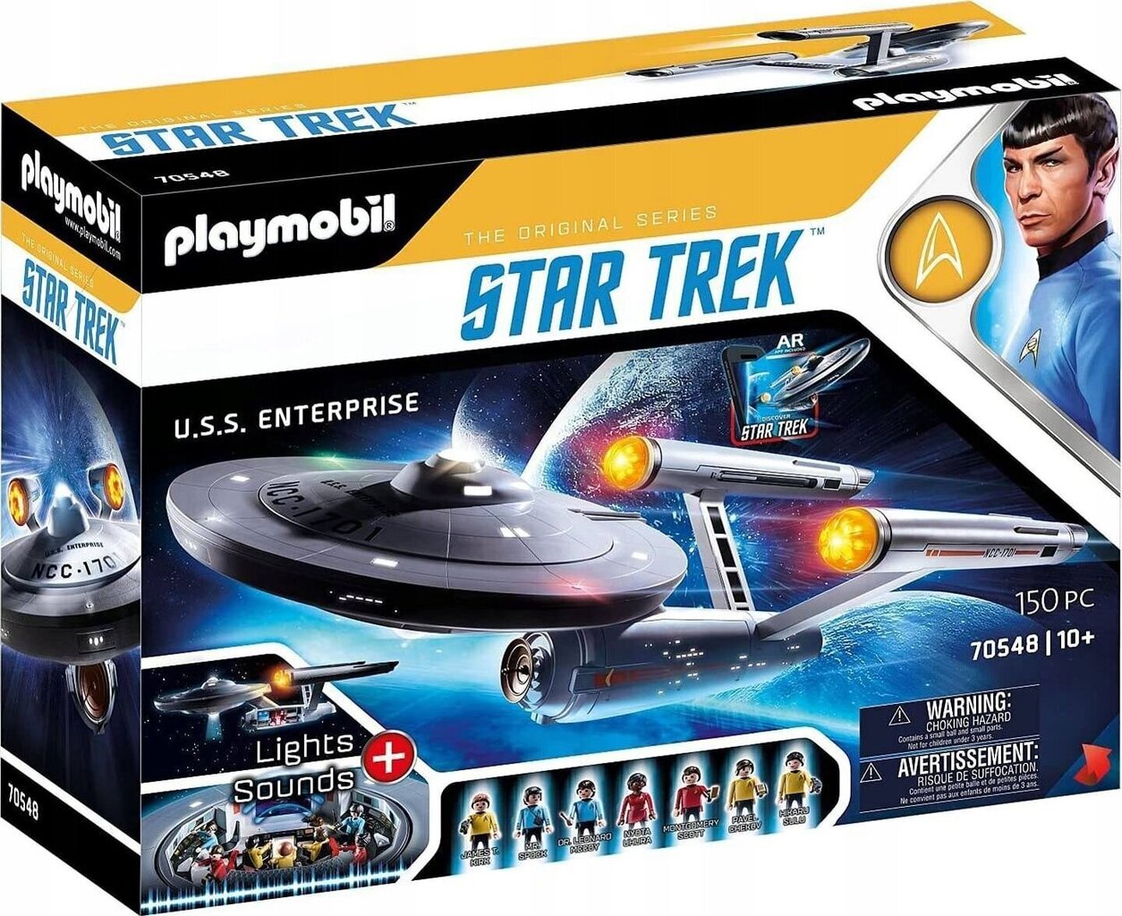 70548 PLAYMOBIL® Star Trek, kosmoselaev NCC-1701 hind ja info | Klotsid ja konstruktorid | hansapost.ee