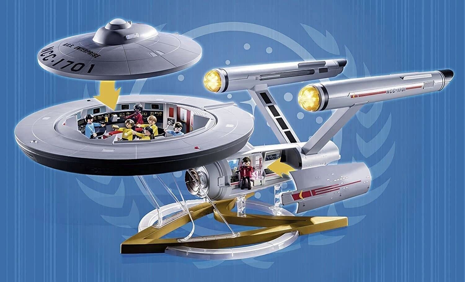 70548 PLAYMOBIL® Star Trek, kosmoselaev NCC-1701 hind ja info | Klotsid ja konstruktorid | hansapost.ee