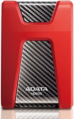 Жесткий диск Adata HD650 2.5'' 1TB, USB 3.0, красный цена и информация | Жёсткие диски (SSD, HDD) | hansapost.ee