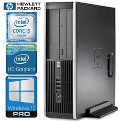 HP 8200 Elite SFF i5-2400 4GB 250GB WIN10PRO/W7P [refurbished] цена и информация | Стационарные компьютеры | hansapost.ee