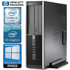HP 8200 Elite SFF i5-2400 8 Гб 960SSD WIN10PRO/W7P [refurbished] цена и информация | Стационарные компьютеры | hansapost.ee