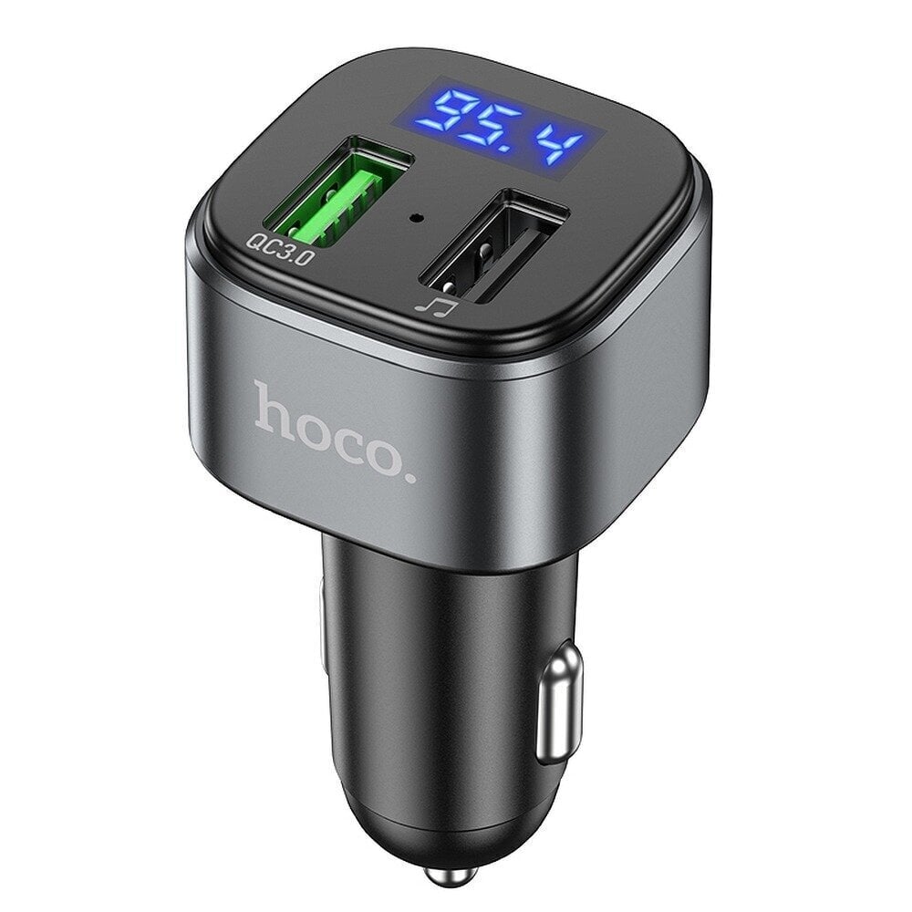 FM-saatja / modulaator Hoco E67 Bluetooth FM transmitter 2 x USB QC3.0 18W цена и информация | FM trasmitterid ja modulaatorid | hansapost.ee