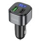 FM-saatja / modulaator Hoco E67 Bluetooth FM transmitter 2 x USB QC3.0 18W цена и информация | FM trasmitterid ja modulaatorid | hansapost.ee