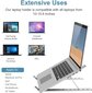 Swissten Aluminium Stand for Notebook 10 - 15" Grey цена и информация | Sülearvuti tarvikud | hansapost.ee