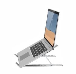 Swissten Aluminium Stand for Notebook 10 - 15" Grey цена и информация | Охлаждающие подставки и другие принадлежности | hansapost.ee