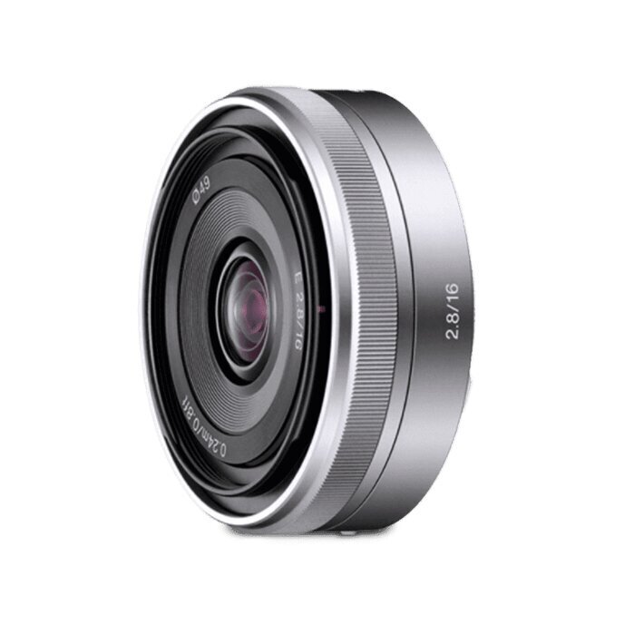 Sony E 16mm F2.8 (Silver) | (SEL16F28) цена и информация | Fotoaparaatide objektiivid | hansapost.ee