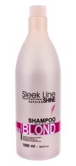 Šampoon heledatele juustele Stapiz Sleek Line Blush Blond 1000 ml price and information | Shampoos | hansapost.ee