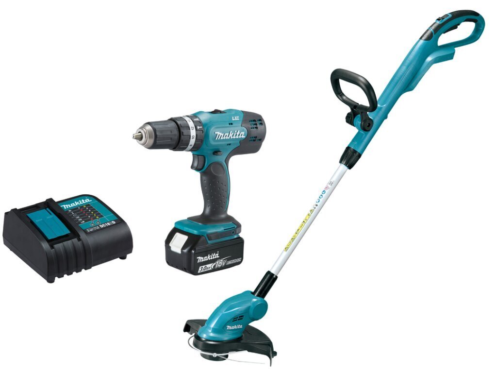 Juhtmevabade tööriistade komplekt Makita DLX2114S 18V (DHP453Z + DUR181Z, 1X3.0AH) hind ja info | Trimmerid | hansapost.ee