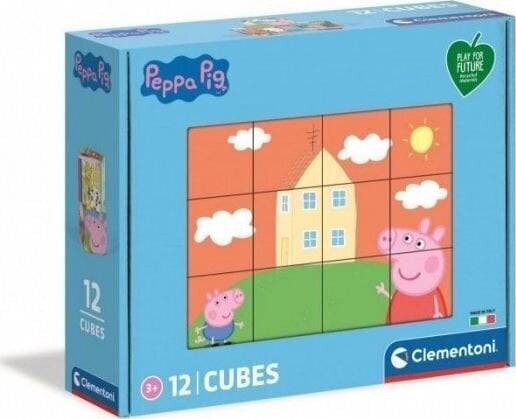 Kuubik pusle Clementoni Peppa Pig цена и информация | Arendavad laste mänguasjad | hansapost.ee