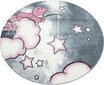 Vaip lastetuppa Kids Pink 0580, 160x160 cm цена и информация | Vaibad | hansapost.ee