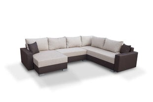 Universaalne pehme nurgadiivan Gustaw 06, beež/pruun värv price and information | Corner sofas and corner sofa beds | hansapost.ee