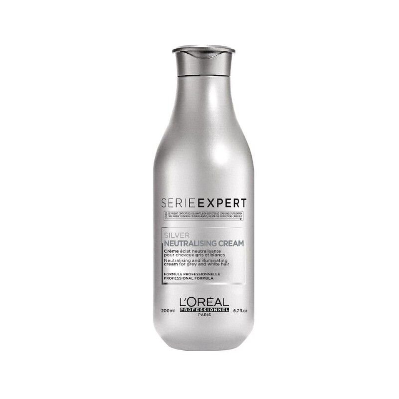 Kollakat tooni neutraliseeriv juuksepalsam L'Oreal Serie Expert Silver Neutralising Cream 200 ml цена и информация | Palsamid | hansapost.ee