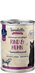 Sanabele консервы для взрослых кошек с говядиной и курицей 400г цена и информация | Консервы для кошек | hansapost.ee