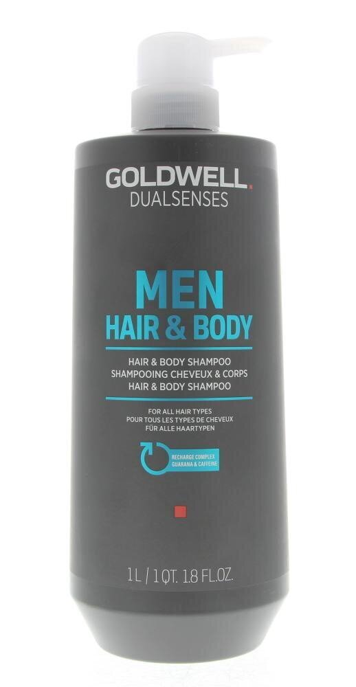 Goldwell Dualsenses For Men Hair & Body Shampoo 1000ml hind ja info | Šampoonid | hansapost.ee