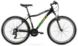 Горный велосипед Romet Rambler R6.1 JR 26" 2022, черный/зеленый цена и информация | ROMET Спорт, досуг, туризм | hansapost.ee