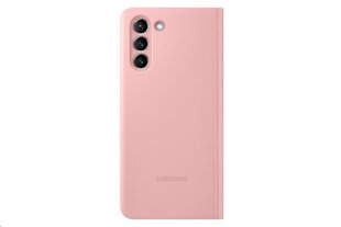 EF-ZG991CPE Samsung Clear View Cover for Galaxy S21 Pink цена и информация | Чехлы для телефонов | hansapost.ee