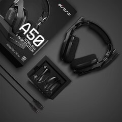 Juhtmevabad mänguri kõrvaklapid Astro A50 (PS4, PC) hind ja info | Astro Heli- ja videoseadmed, klaviatuurid ja hiired | hansapost.ee
