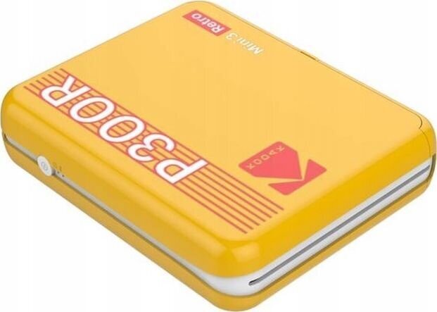 Kodak fotoprinter Mini 3 Plus Retro, kollane hind ja info | Printerid | hansapost.ee