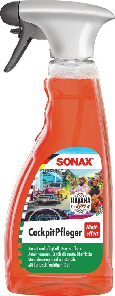 SONAX Matte armatuurlaua puhastusvahend Havana Love, 500ml цена и информация | Autokeemia | hansapost.ee