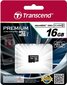 Transcend microSD 16GB цена и информация | Mälukaardid mobiiltelefonidele | hansapost.ee