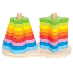 Пирамидка радуга Hape цена и информация | Игрушки для малышей | hansapost.ee