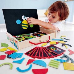 Магнитная доска с формочками Hape Art Box, E1631 цена и информация | Развивающие игрушки для детей | hansapost.ee