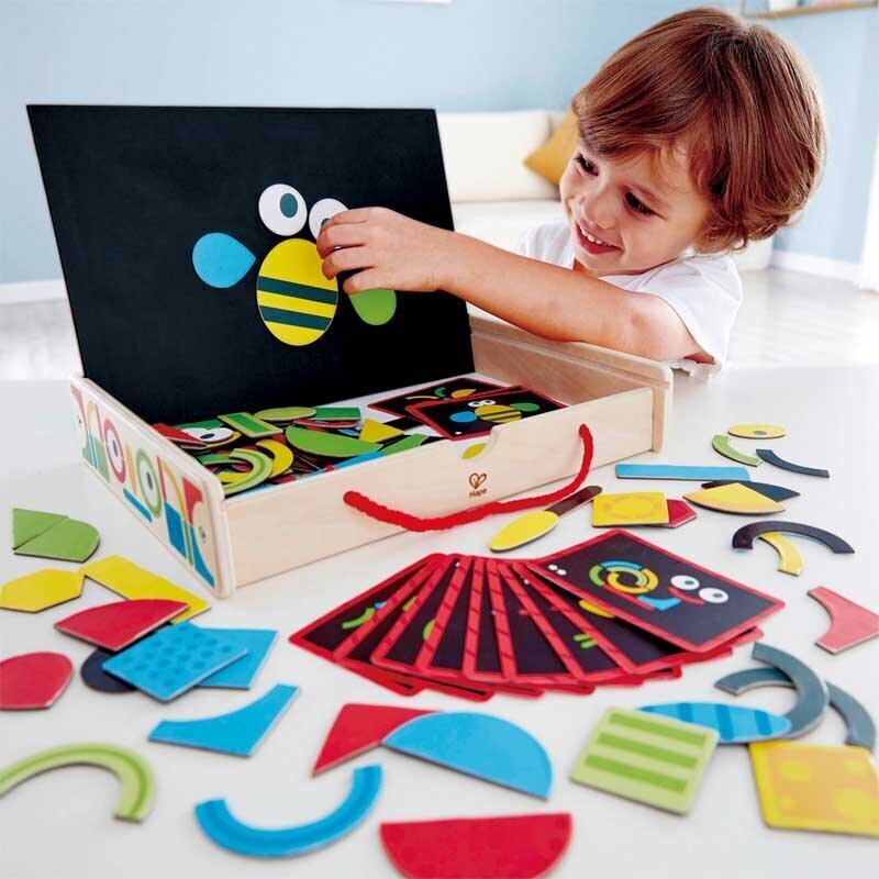 Magnetplaat vormidega Hape Art Box, E1631 цена и информация | Arendavad laste mänguasjad | hansapost.ee