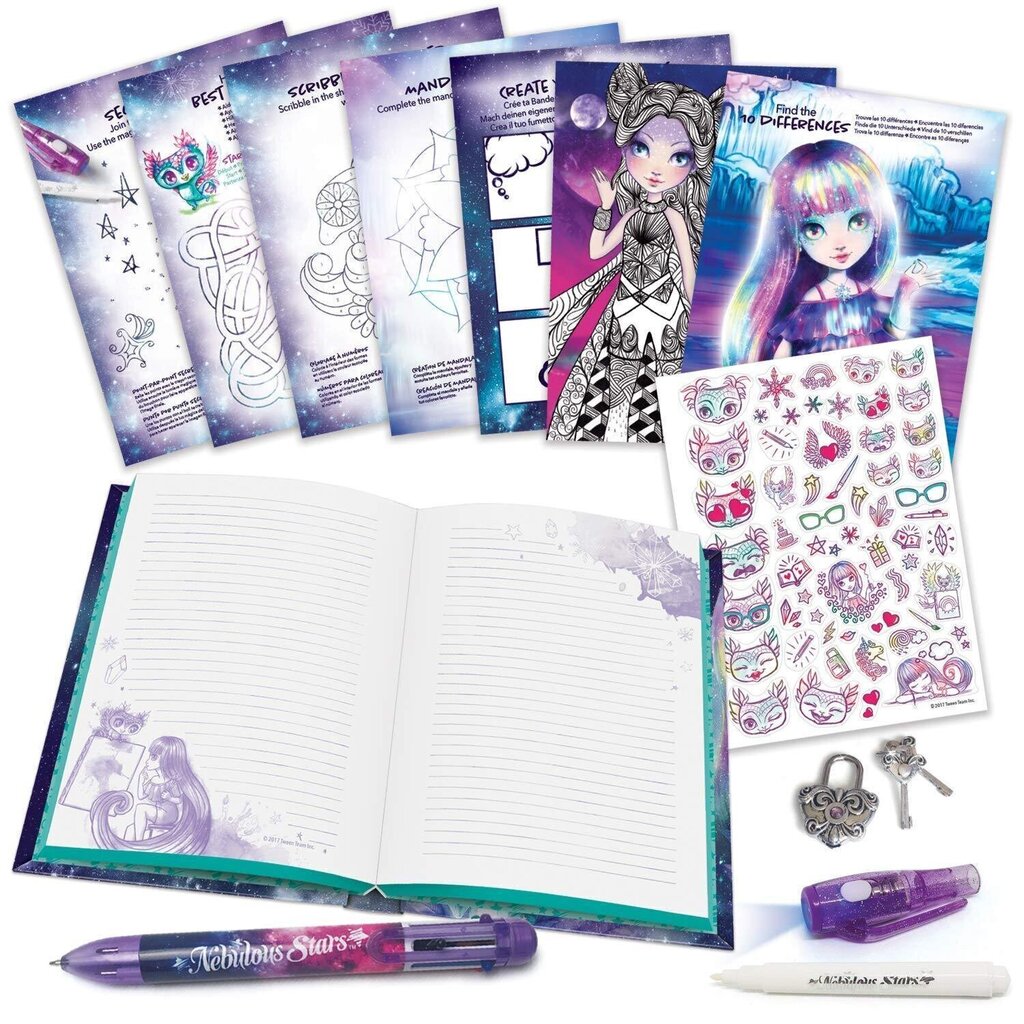 Salajane päevik pastakaga Nebulous Stars Secret Diary Isadora, 11104 hind ja info | Vihikud, märkmikud ja paberikaubad | hansapost.ee