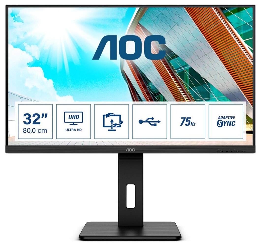 AOC U32P2 цена и информация | Monitorid | hansapost.ee