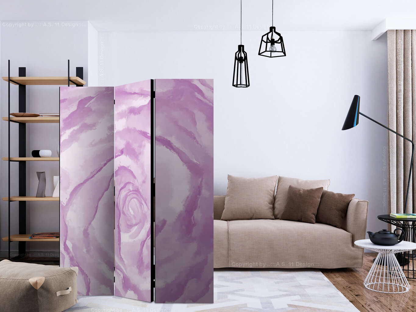 Ruumijaotur - rose (pink) [Room Dividers] hind ja info | Sirmid ja vaheseinad | hansapost.ee
