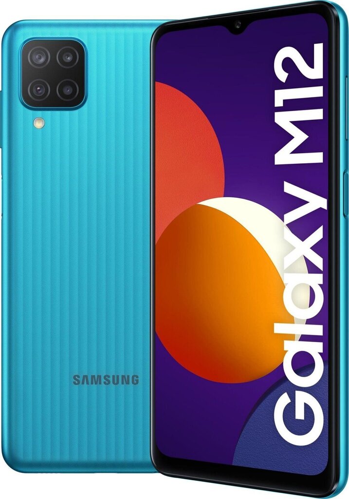 Samsung Galaxy M12, 64 GB, Dual SIM, Green цена и информация | Telefonid | hansapost.ee