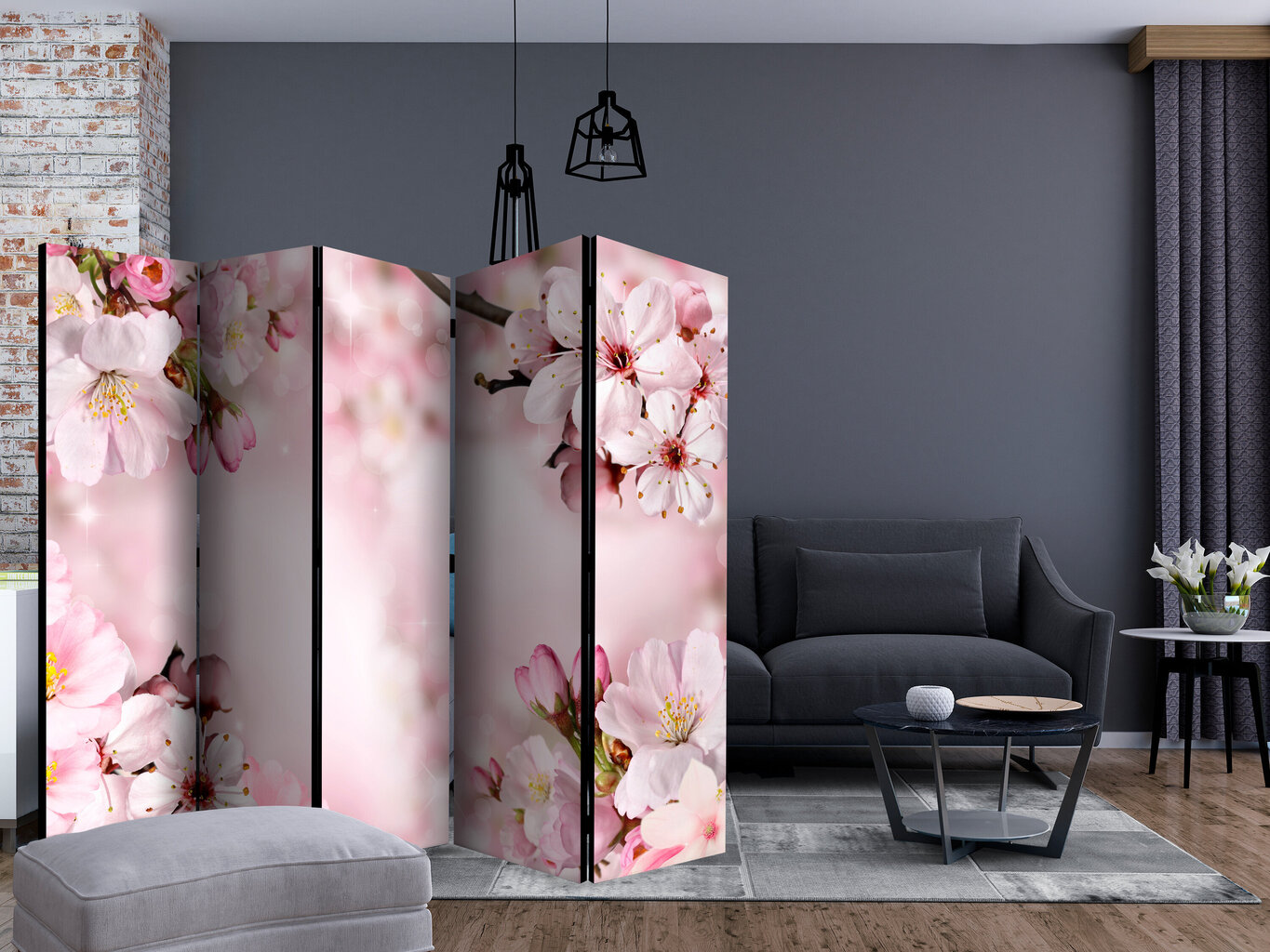 Ruumijaotur - Spring Cherry Blossom II [Room Dividers] цена и информация | Sirmid ja vaheseinad | hansapost.ee