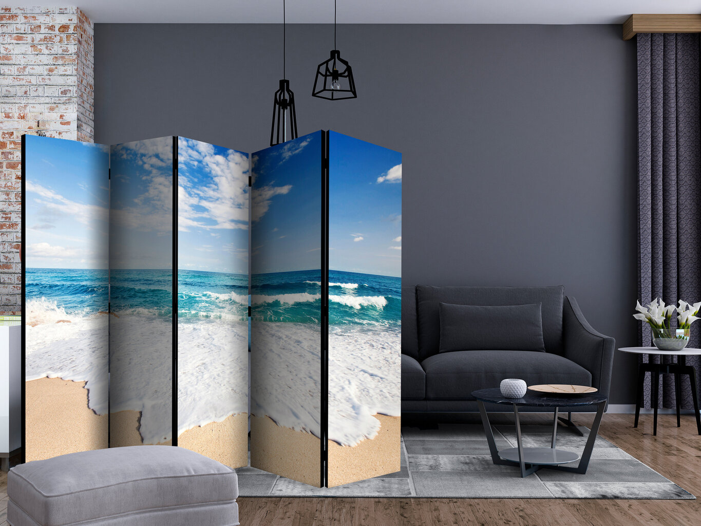 Ruumijaotur - Photo wallpaper – By the sea II [Room Dividers] цена и информация | Sirmid ja vaheseinad | hansapost.ee